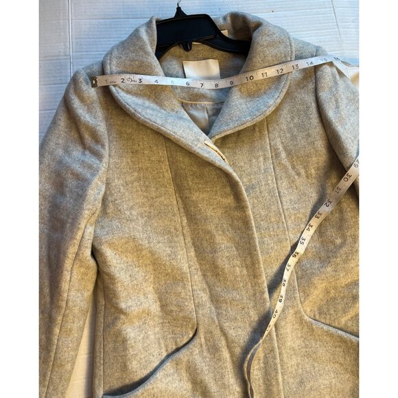Wilfred Italy Wool Cashmere Cocoon Coat Jacket Womens M Grey - Picture 9 of 13